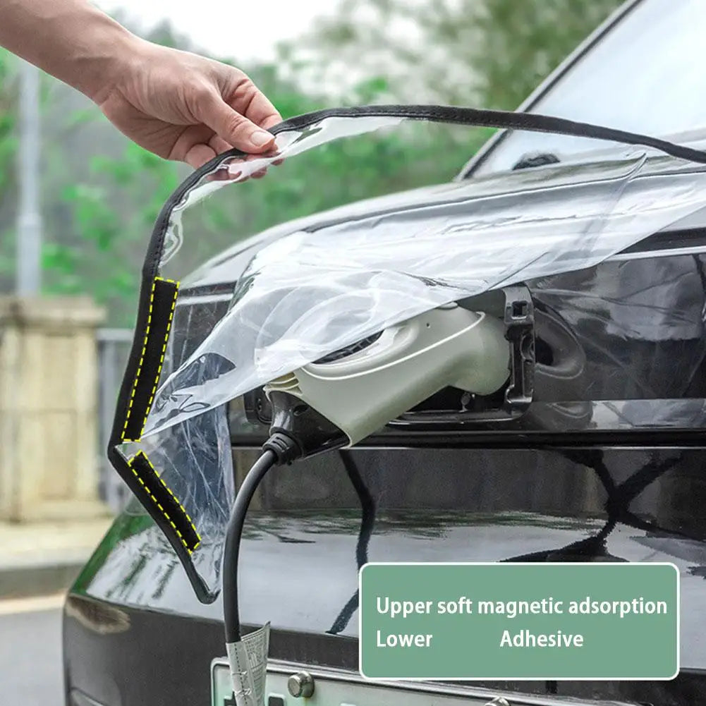 Ev Charger Plug Cover UniversalOutdoor Rainproof Protection Electric Car Energy Vehicles Accessories Dustproof New Coversfo U6Y3