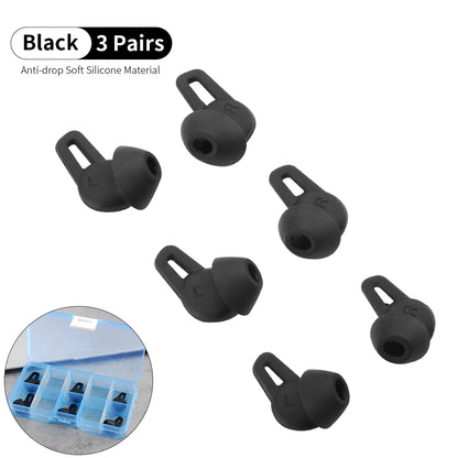 6pcs Ear Tips for HUAWEI Freelace Pro Eartips Neck-Mounted Headphone Tips Anti-Drop Avoid Falling Off Silicone Earplugs Ear Wing