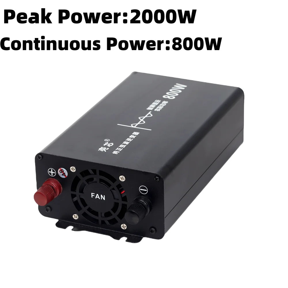Inverter 12V 24V 48V 60V 72V To AC 110V 220V 230V Pure Sine Wave 50Hz 60Hz 2000W 3000W Car Power Inverter Frequency Converter