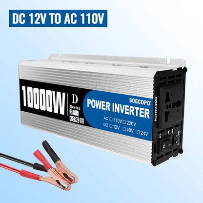 10000W Solar Power Complete Kit 12V To 220V Inverter100A Controller 300W Panel System for Home/RV/Camping  Full House Generator