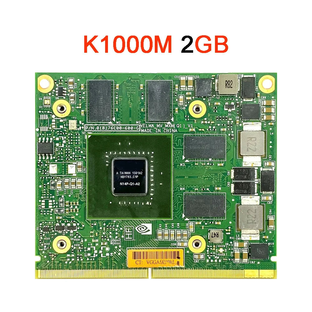 Quadro K610M 1GB K1000M K1100M K2000M K2100M 2GB Video Card K610 K1000 K1100 K2000 K2100 For iMac A1311 A1312 2010 2011