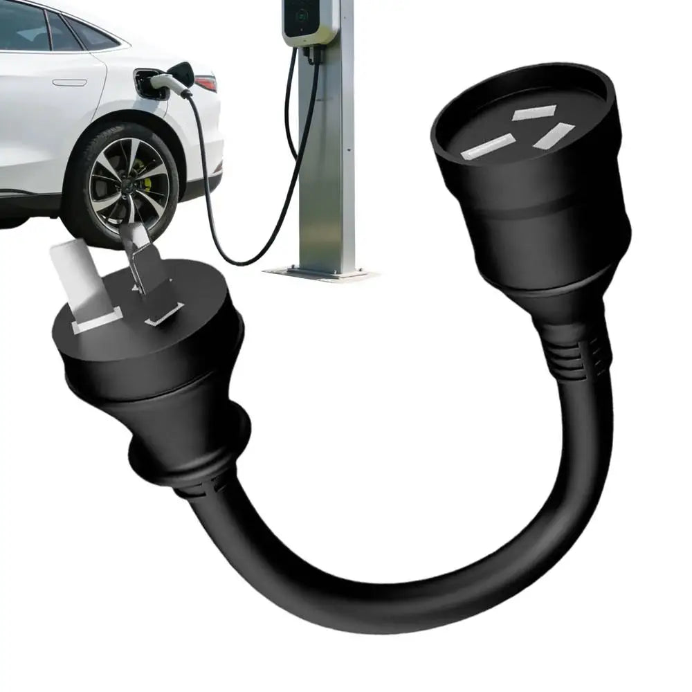 Ev Charger Extension Cord 10a Plug To 15a Portable Wire Adapter EV Charging Extension Cord For Electric Vehicles Rv Camper