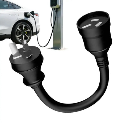 Ev Charger Extension Cord 10a Plug To 15a Portable Wire Adapter EV Charging Extension Cord For Electric Vehicles Rv Camper
