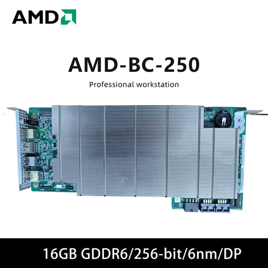 AMD BC 250 Placa De Vídeo 16GB GDDR6 256-bit  Graphics Card SINGLE CARD GPU Tarjeta Gráfica for Desktops PC