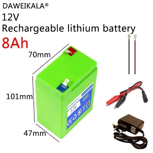 12V lithium battery pack Built-in BMS 1200 cycles Alternative lead-acid batteries Rechargeable battery