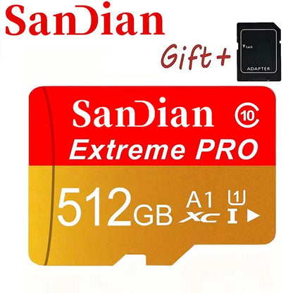 128GB Memory Card Flash Cards Reliable Micro TF Card SD High Speed Memory Sd Cards Class10 Storage Card for PC/Smartphone