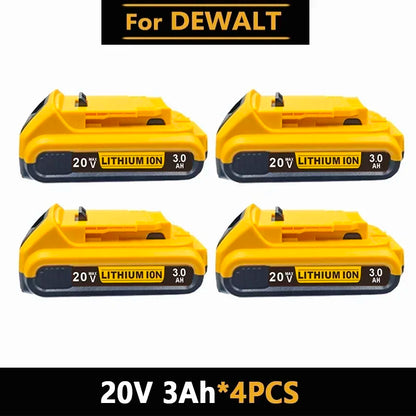 for DeWalt 18v 20V Lithium Ion Batteries 20V 12Ah DCB203 Li ion Battery Replacement DCB206 DCB205 DCB204 DCB200Power Tools