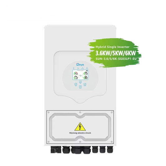 Whole Set Solar System 5000W 6000W Solar Power 230V With WIFI MPPT Inverter For House Use Customize