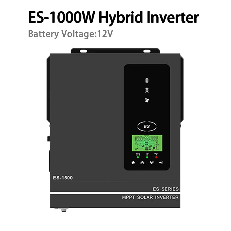 Anern Solar Hybrid Inverters 6.2KW 4.2KW 24V 48V With MPPT 140A Charger Controller Dual AC Output Pure Sine Wave for Home System