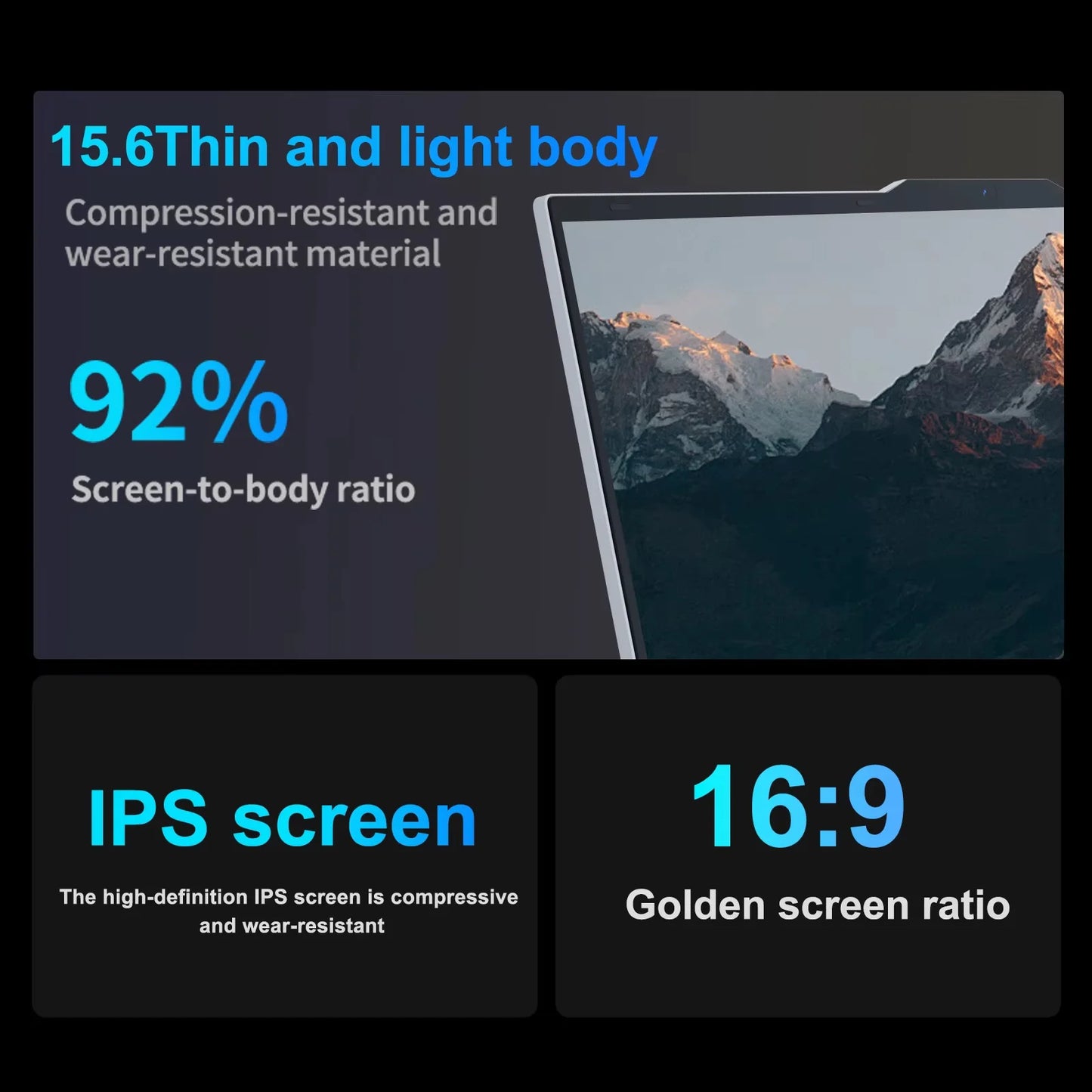 Windows 11 Pro 15.6" Ultra Slim Laptop intel Core i9-9900 16GB RAM 1/2TB SSD Fingerprint Unlock Office game Backlight Laptop