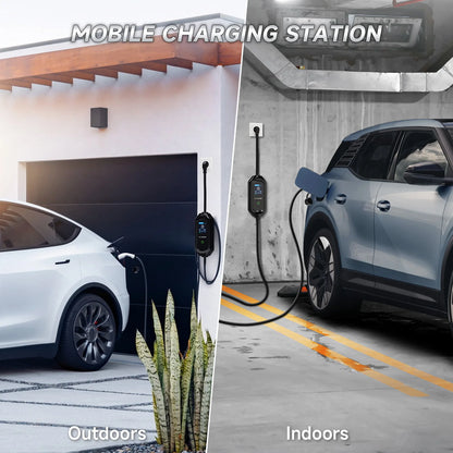 AFEEV 3.5KW 16A 1Phase Portable EV Charger Type1 SAE J1772 Electric Car Charger EVSE Fast Charging Wallbox EV Charging Station