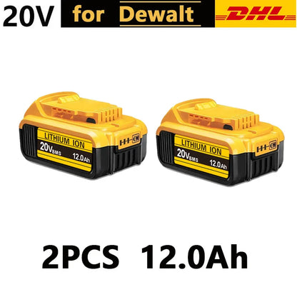 For DeWalt 20V Lithium Ion Batteries 20V 12Ah DCB203 Li Ion Battery Replacement DCB206 DCB205 DCB204 DCB200 Power Tools