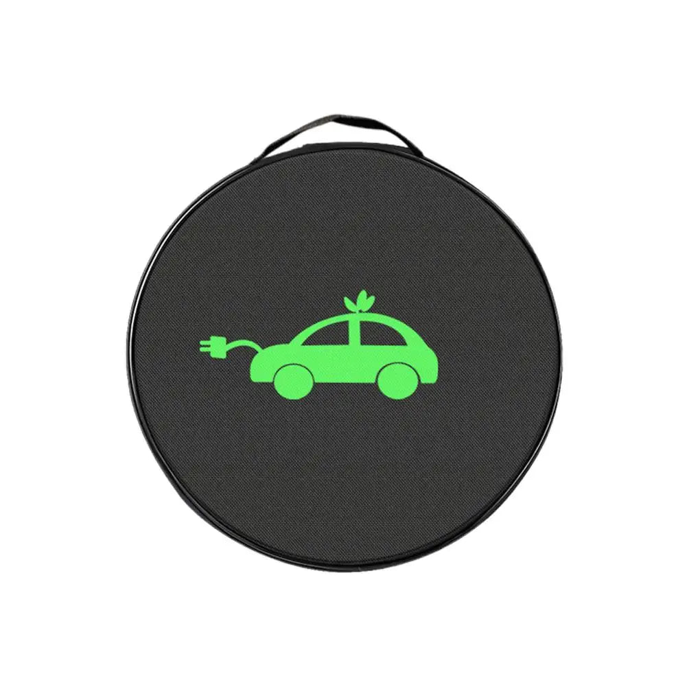 EV Charging Cable Storage Bag Electric Car Charger Box Charging Organizer Jumper Cable Bag Waterproof Fire Retardant Organizer