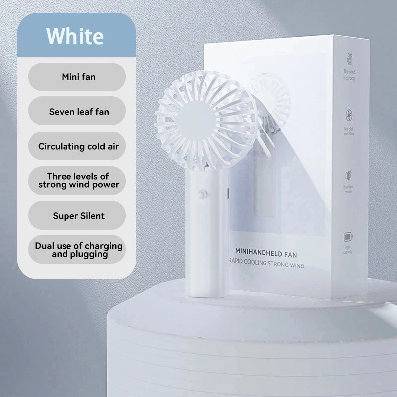 Portable Outdoor Usb Charging Fan With Battery Desktop Aromatherapy Mini Electric Fan Three-speed Adjustment Summer 2025 New