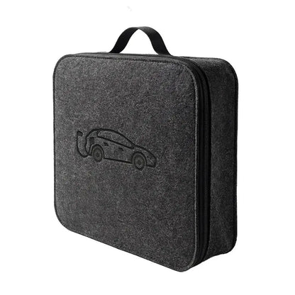 New Energy Vehicle Charging Gun Storage Bag Portable EV Charger Cable Bag Waterproof Auto EV Charging Jumper Storage Bag