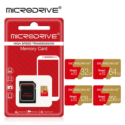 Memory Card 128gb 256gb Class 10 Micro tf SD Card 32gb 16gb 8GB 4GB Flash Cards  mini sd TF card mini sd card with card reader