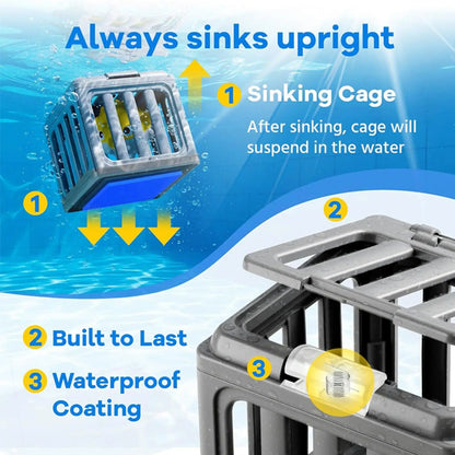 kids Pool Diving Toys With Animals Floating Easy Release Pool Sinking Toys Swimming Accessories For Boys Girls Summer Vacation