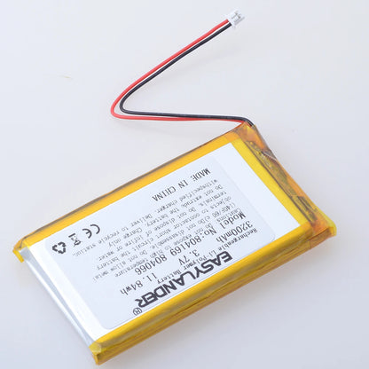 Lithium Polymer Battery 3.7V 3200mAh 804169 Compatible 804066 for Open Source Console R36S Game Machine Replacement Batteries
