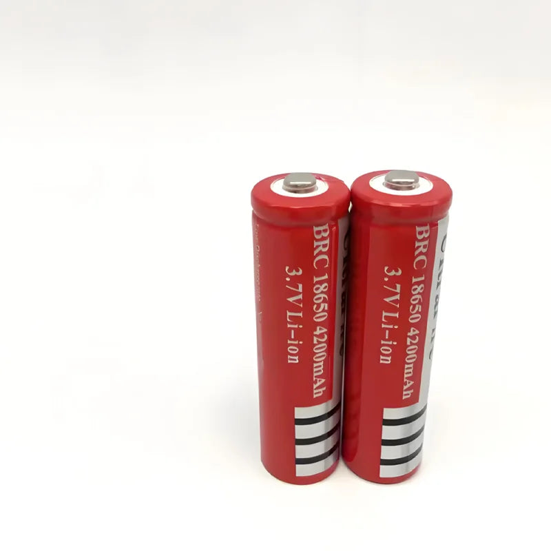 Original 18650 batterie 3,7V 4200mAh wiederaufladbare liion batterie für Led taschenlampe batery litio batterie + USB Ladegerät