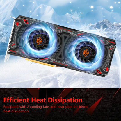AIBOMAN Graphics card RX5700XT 8GB 256Bit GDDR6 BUSType PCI-E 4.0x16 Computer Assembly Accessories Graphics card
