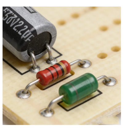 2.2uF 50V 5x11mm Electrolytic Capacitor 2.2 UF MFD 50 Volt 0.2x0.43in Aluminum Capacitors (Pack of 10)