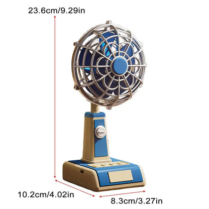 Desk Fan 1800mAh USB Rechargeable 3 Speeds Personal Fan Portable Small Electric Fan Desktop charging fan for Home Office Bedroom