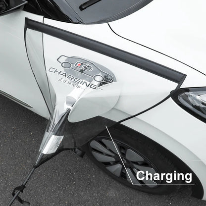 Auto Car EV Charger Plug Port Snow Rain Cover Magnetic Adhesion Waterproof Dustproof Chargering Protector for Electric Vehicles