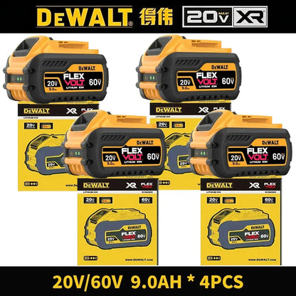 100% Original DeWalt Batteries 20V 6000mAh Li Ion Battery For DCB206 DCB205 DCB204 DCB200 DeWalt Power Tools Air Transport