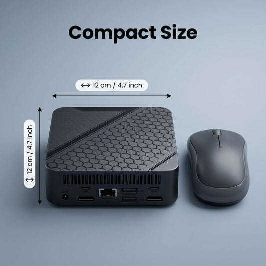 Gaming Desktop Computer Core I9 10980HK Xeon W-10885M E-2276M 2176M Mini Server PC 2*DDR4 2*NVME Dual Lan Office Design Computer