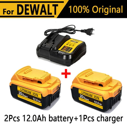 for DeWalt 18v 20V Lithium Ion Batteries 20V 12Ah DCB203 Li ion Battery Replacement DCB206 DCB205 DCB204 DCB200Power Tools