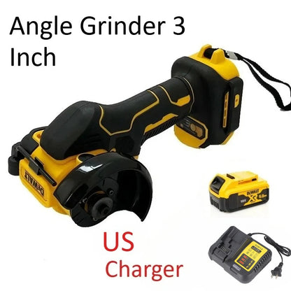 DEWALT Cordless  Angle Grinder Cutting Machine Grinding Polishing Machine Electric Diamond Cutting Grinder Power Tools