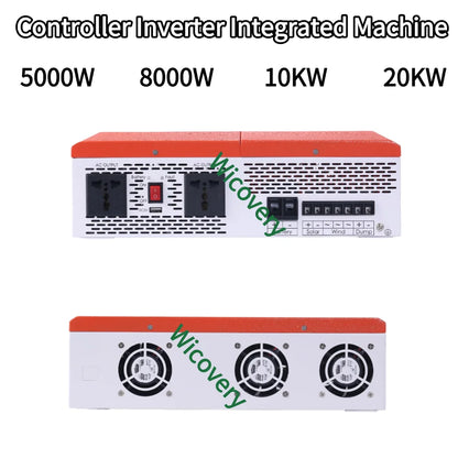 24V 48V 5KW 8KW 10KW 20KW Sine Wave Photovoltaic Inverse Control Integrated Machine Solar Hybrid Inverter with MPPT Controller