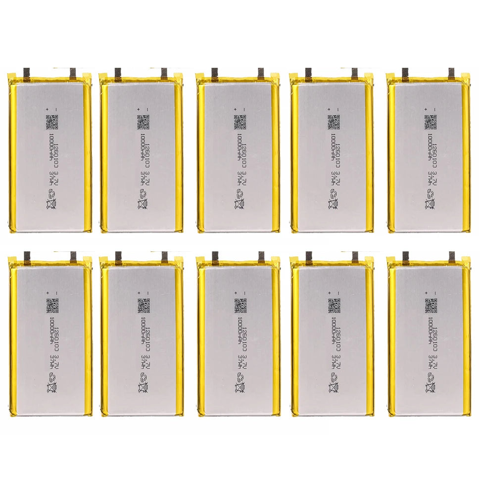 10000mAh 3.7V 1260110 Polymer Lithium Ion Li-ion Rechargeable Battery for Power Bank GPS Tablet E-book Batteries