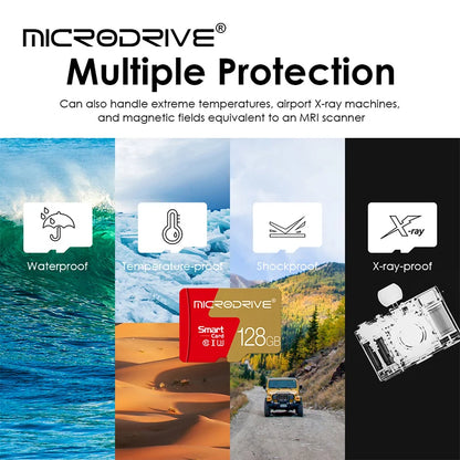 Memory Card 128gb 256gb Class 10 Micro tf SD Card 32gb 16gb 8GB 4GB Flash Cards  mini sd TF card mini sd card with card reader