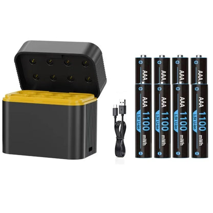 1.5V AA/AAA Lithium Battery LED Light Display Charger Intelligent Storage Charging Integrated Lithium Battery Charger
