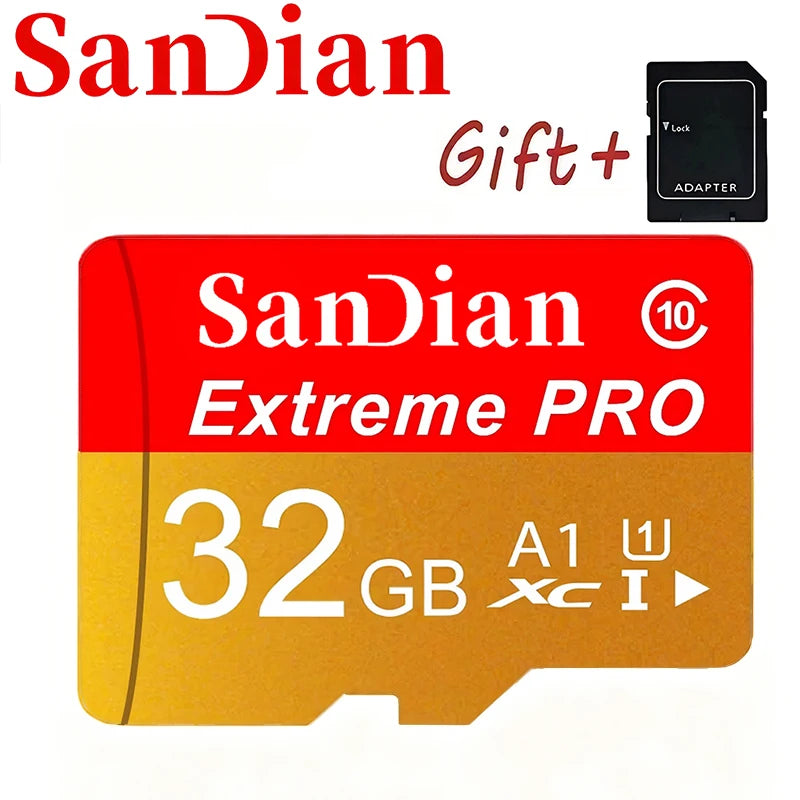 512GB 128GB 32GB Memory Card High-Speed Micro TF SD Card A1 SD Cards TF Cards High Performance for E-Reader/Security Camera/Phon