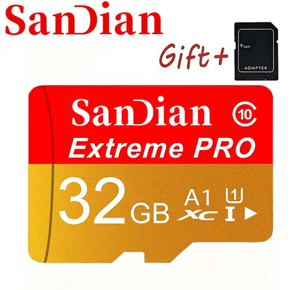 512GB 128GB 32GB Memory Card High-Speed Micro TF SD Card A1 SD Cards TF Cards High Performance for E-Reader/Security Camera/Phon