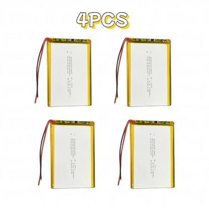 3.7V 606090 Polymer Lithium Battery 4000mAh Large Capacity Tablet Computer Mobile Power Bank Supply DIY Rechargeable Batteries