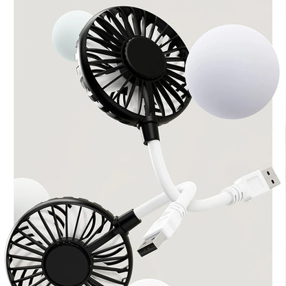 Wireless USB Rechargeable Handheld Fan Silent Cooling Power Bank Mini Play Plug Fans for Summer Outdoors Travel