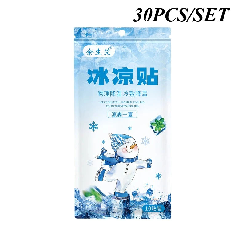 Cooling and Refreshing Patch, Instantly Reduces Temperature and Relieves Discomfort. Use It When Experiencing Heat During Summer