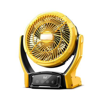 Portable Fan with Light Compact USB Fan with Light Rechargeable for Campers, Journeyers, Camping, Tabletop, Tent