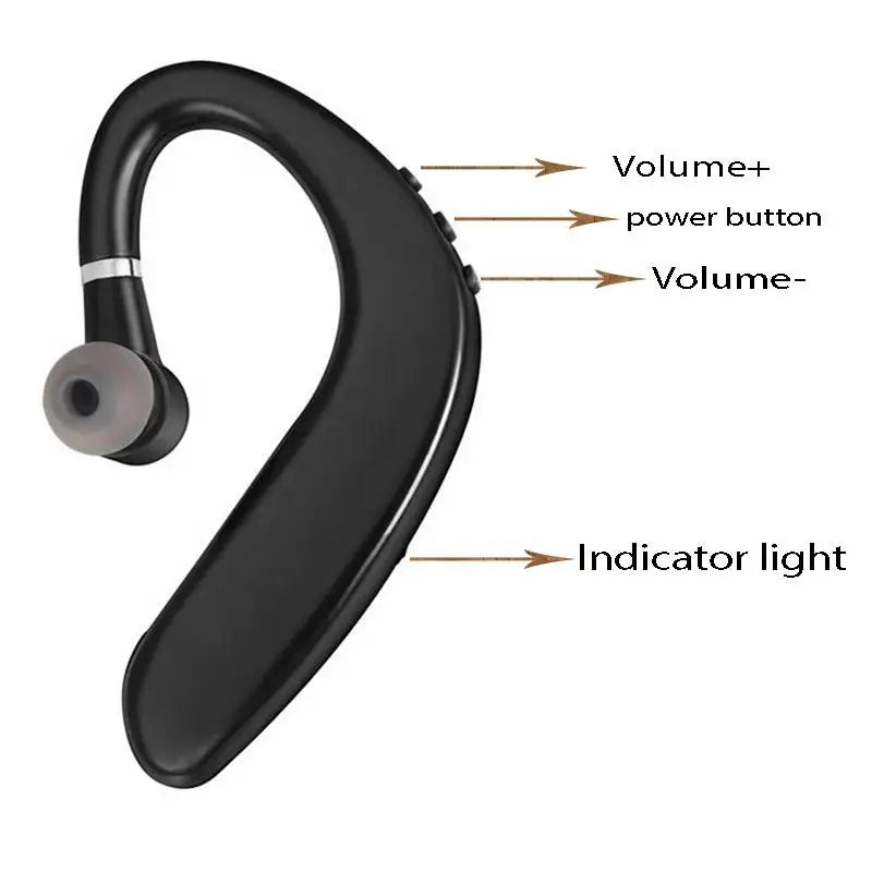 S109 Wireless Bluetooth 5.0 Earphones with HIFI Stereo HD Mic Handsfree Headset Stereo Headphone For Smartphone Car Call Phone