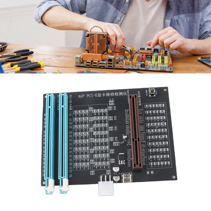 Graphics Card Tester with Light AGP PCI-E Dual Purpose Display Video Graphics Card Tester Display Video Graphics Card Tester