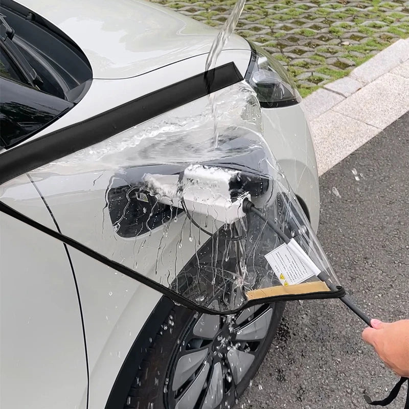 Auto Car EV Charger Plug Port Snow Rain Cover Magnetic Adhesion Waterproof Dustproof Chargering Protector for Electric Vehicles