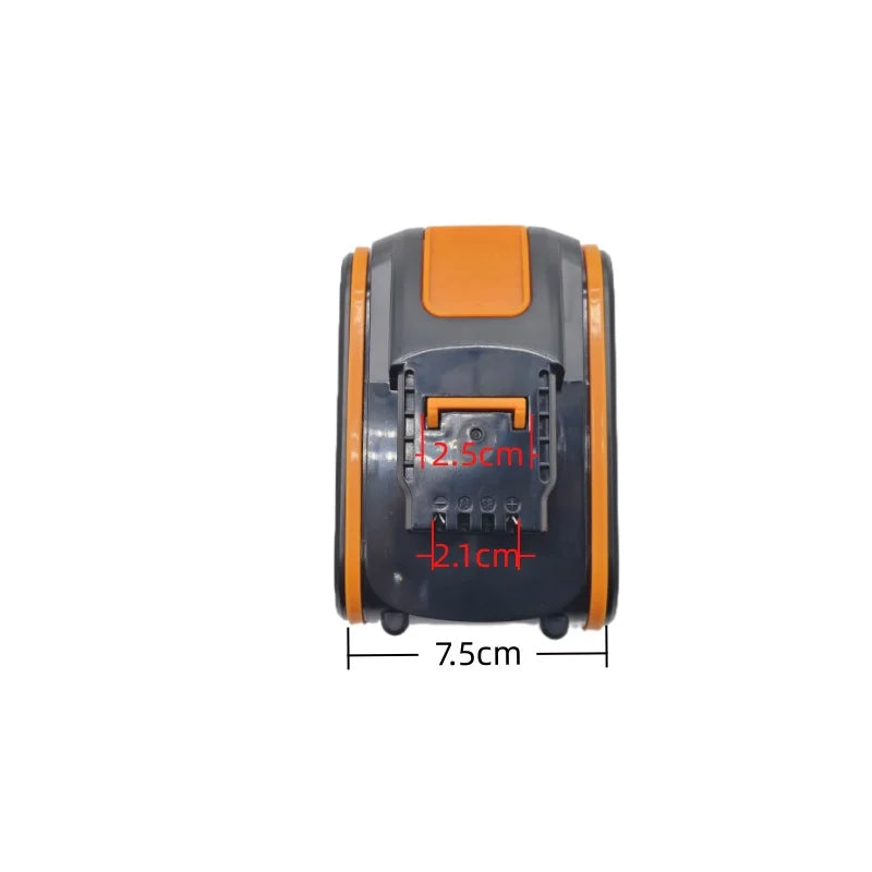 For WORX Tool - Original 20V 6.0Ah Lithium Battery WA3553 WA3551 WA3553.1 WA3572 WX390, Rechargeable