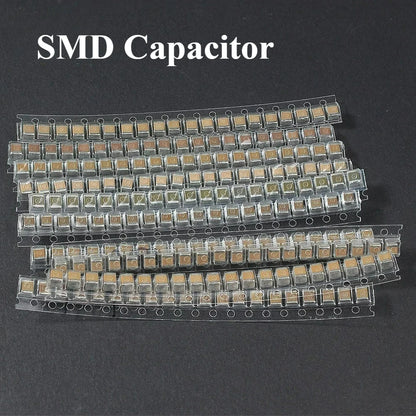 200pcs 1210 SMD Capacitor 6.3V 10V 16V 25V 50V 10 Kinds*20pcs Capacitors Pack 0.1UF 0.47UF 0.68UF 1UF 2.2UF 10UF 100UF