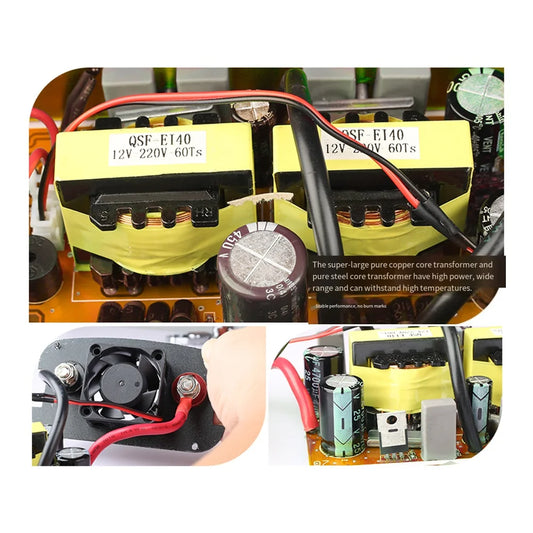 AT21-Multifunctional Power Inverter 12V DC To 220V AC Inverter 1200W Voltage Inverter
