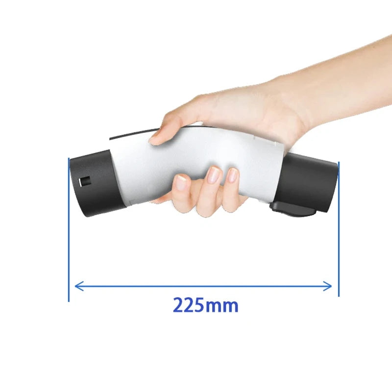 EV Charger Adapter Type 1 to Type 2 Converter 32A 7KW 250v EVSE Charging Station J1772 to Type 2 Adapter for IEC 62196-2 EV Car
