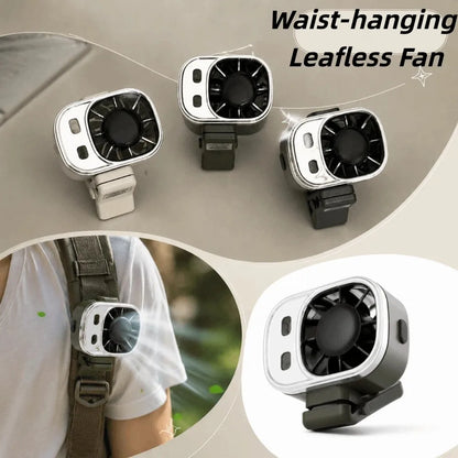 Rechargeable Battery USB Rechargeable Fan Soft Steady Airflow Durable Lightweight Material Portable Mini Fan Clip-On Design
