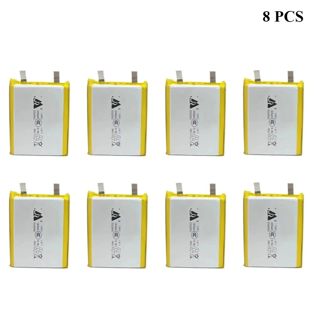 3.7V 10000mAh 146074/136074 Lithium Polymer Battery 3.85V Lipo Li-Po Rechargeable Batteries for Power Bank Laptop Hand Warmer